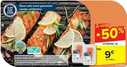 Carrefour Zalmmoot met vel Kwaliteitsketen Carrefour aanbieding