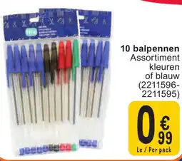 Cora 10 balpennen aanbieding