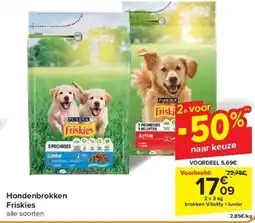 Carrefour Hondenbrokken Friskies aanbieding