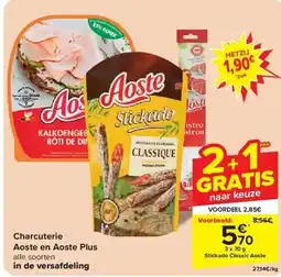 Carrefour Charcuterie Aoste en Aoste Plus aanbieding