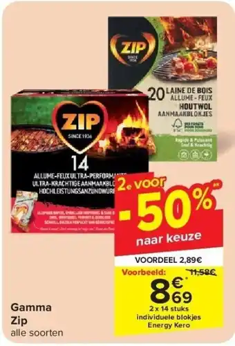 Carrefour Gamma Zip aanbieding