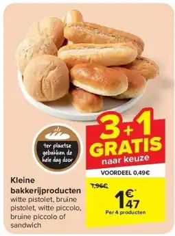 Carrefour Kleine bakkerijproducten aanbieding