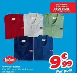 Carrefour Polo voor heren aanbieding