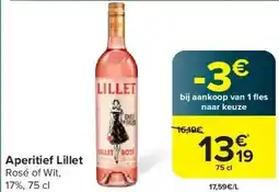 Carrefour Aperitief Lillet aanbieding