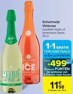 Carrefour Schuimwijn Vintense aanbieding