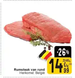 Cora Rumsteak van rund aanbieding