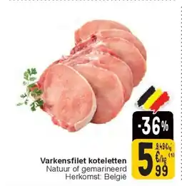 Varkensfilet koteletten