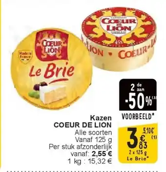 Cora Kazen COEUR DE LION aanbieding