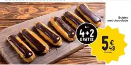 Cora Eclairs met chocolade aanbieding
