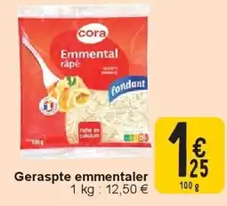 Cora Geraspte emmentaler aanbieding