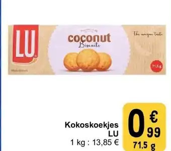 Cora Kokoskoekjes LU aanbieding