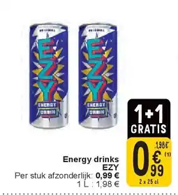 Energy drinks EZY