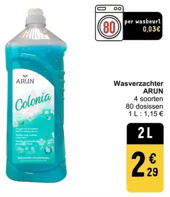 Cora Wasverzachter ARUN aanbieding