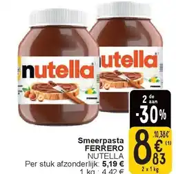 Cora Smeerpasta FERRERO aanbieding