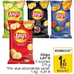 Cora Chips LAY’S aanbieding