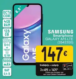 Cora SAMSUNG Smartphone GALAXY A15 LTE aanbieding