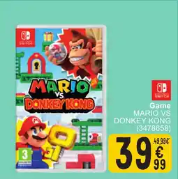 Game MARIO VS DONKEY KONG