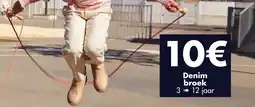 Denim broek