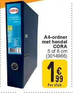 Cora A4-ordner met hendel CORA aanbieding