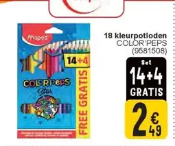 Cora 18 kleurpotloden aanbieding