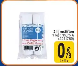 Cora 2 lijmstiften aanbieding