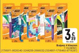 Cora Balpen 4 kleuren aanbieding