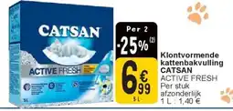 Cora Klontvormende kattenbakvulling CATSAN aanbieding