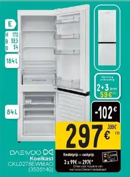 Cora Koelkast aanbieding