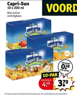 Kruidvat Capri-Sun aanbieding