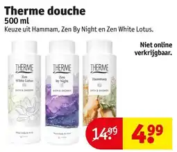 Kruidvat Therme douche aanbieding