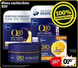 Kruidvat Nivea nachtcrème Q10 aanbieding
