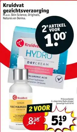 Kruidvat Kruidvat gezichtsverzorging aanbieding