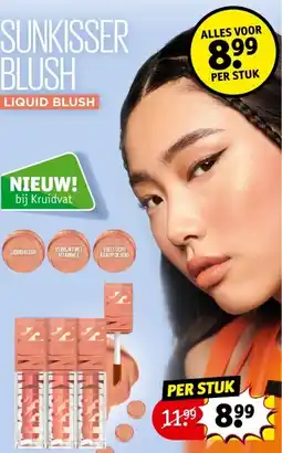 Kruidvat SUNKISSER BLUSH aanbieding