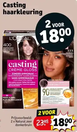 Kruidvat Casting haarkleuring aanbieding