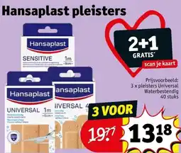 Kruidvat Hansaplast pleisters aanbieding