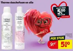 Kruidvat Therme douchefoam en olie aanbieding