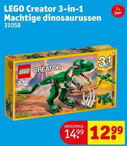 Kruidvat LEGO Creator 3-in-1 Machtige dinosaurussen aanbieding