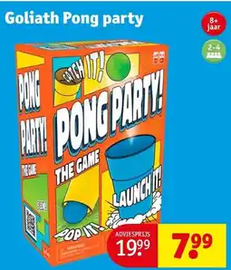 Kruidvat Goliath Pong party aanbieding