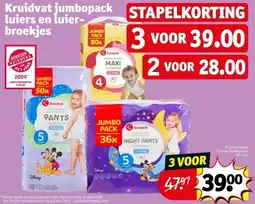 Kruidvat Kruidvat jumbopack luiers en luierbroekjes aanbieding