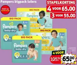 Kruidvat Pampers bigpack luiers aanbieding