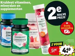 Kruidvat Kruidvat vitaminen, mineralen en supplementen aanbieding