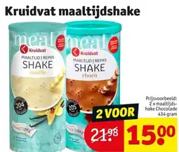 Kruidvat Kruidvat maaltijdshake aanbieding
