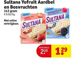 Sultana Yofruit Aardbei en Bosvruchten