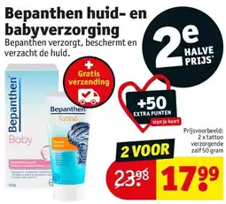 Kruidvat Bepanthen huid- en babyverzorging aanbieding