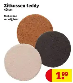 Kruidvat Zitkussen teddy aanbieding