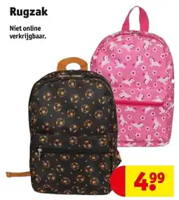 Kruidvat Rugzak aanbieding