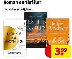 Kruidvat Roman en thriller aanbieding