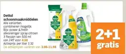 Albert Heijn Dettol schoonmaakmiddelen aanbieding