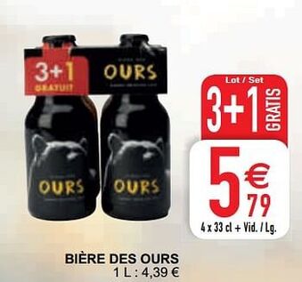 Bière des ours