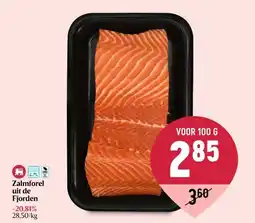 Delhaize Zalmforel uit de Fjorden aanbieding